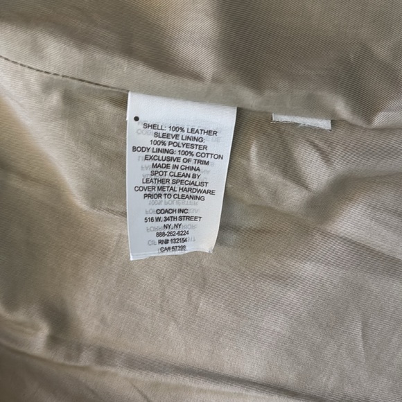 Coach Leather Jacket - Picture 12 of 14